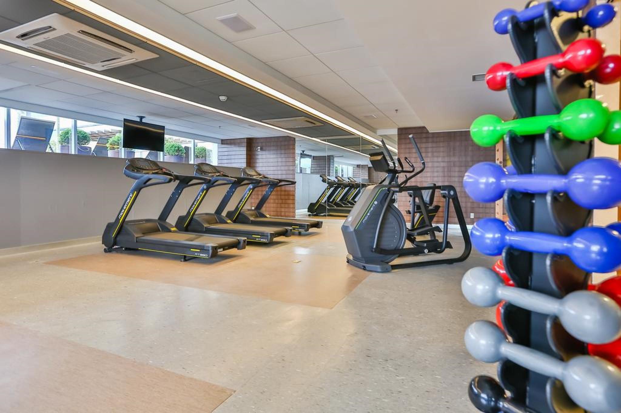 Transamerica Collection 고이아니아 외부 사진 The gym at the hotel