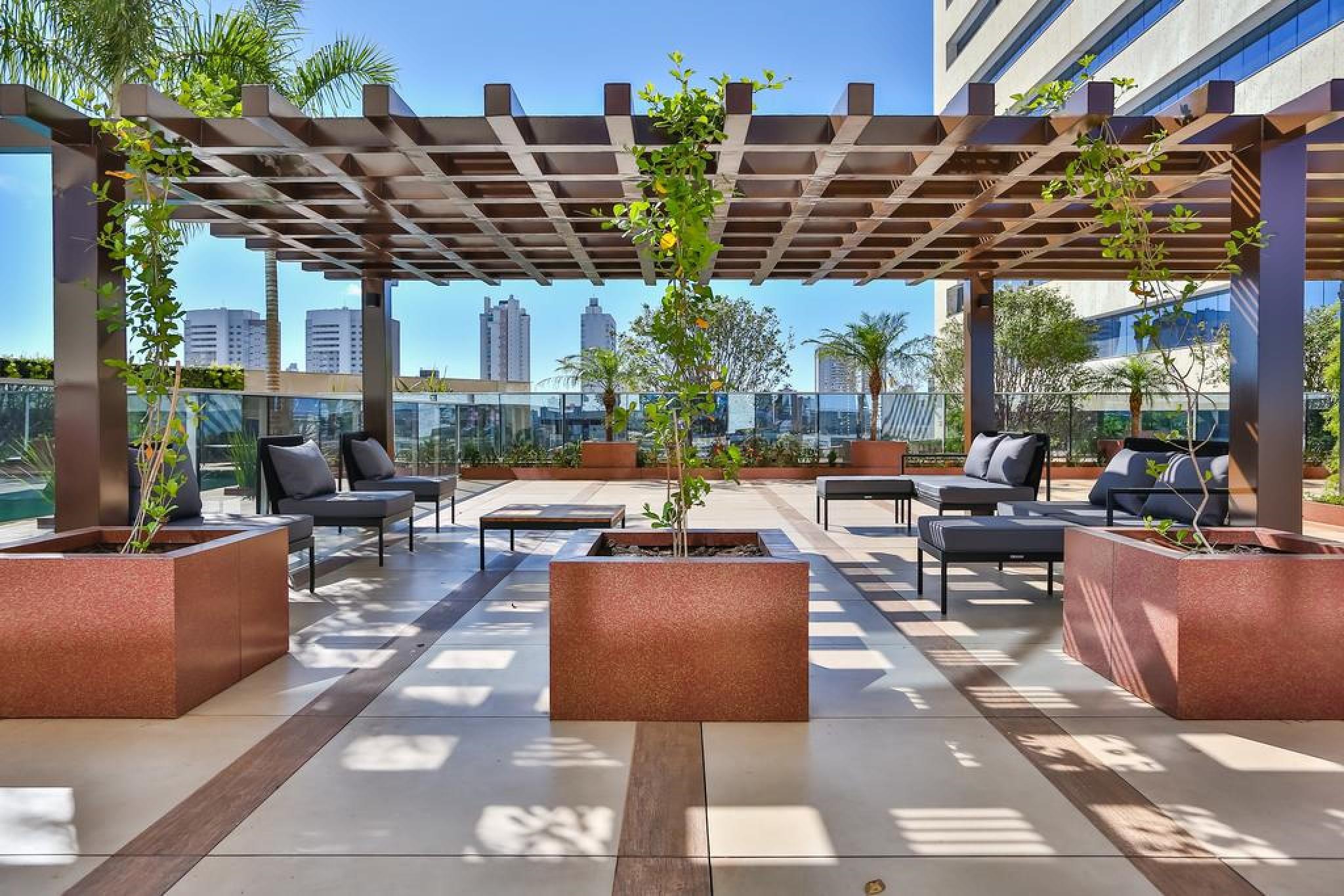 Transamerica Collection 고이아니아 외부 사진 Rooftop garden